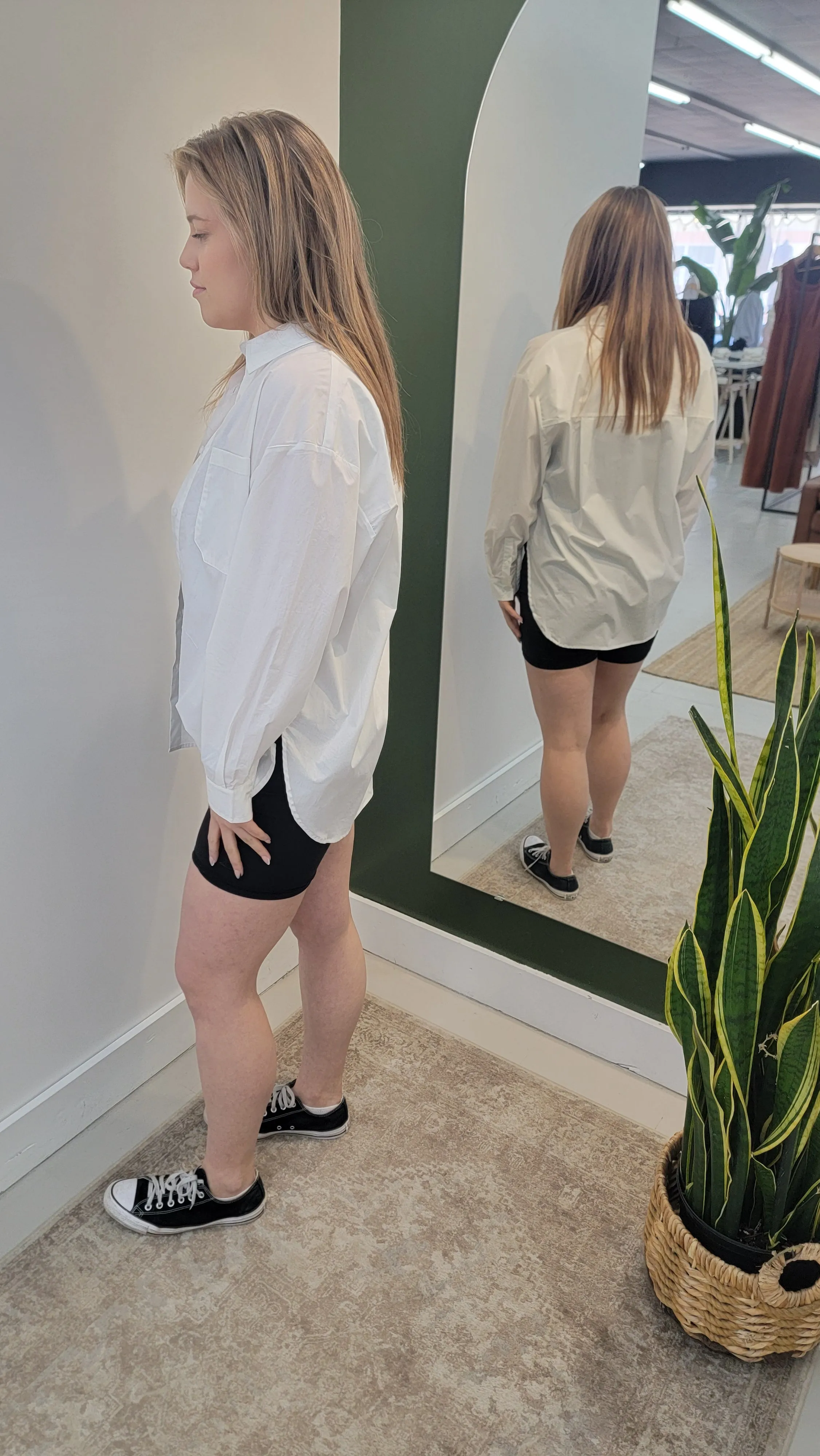 Alice Poplin Oversized Shirt