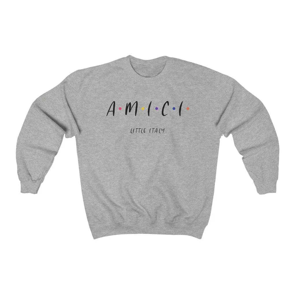 Amici Little Italy Unisex Heavy Blend Crewneck Sweatshirt