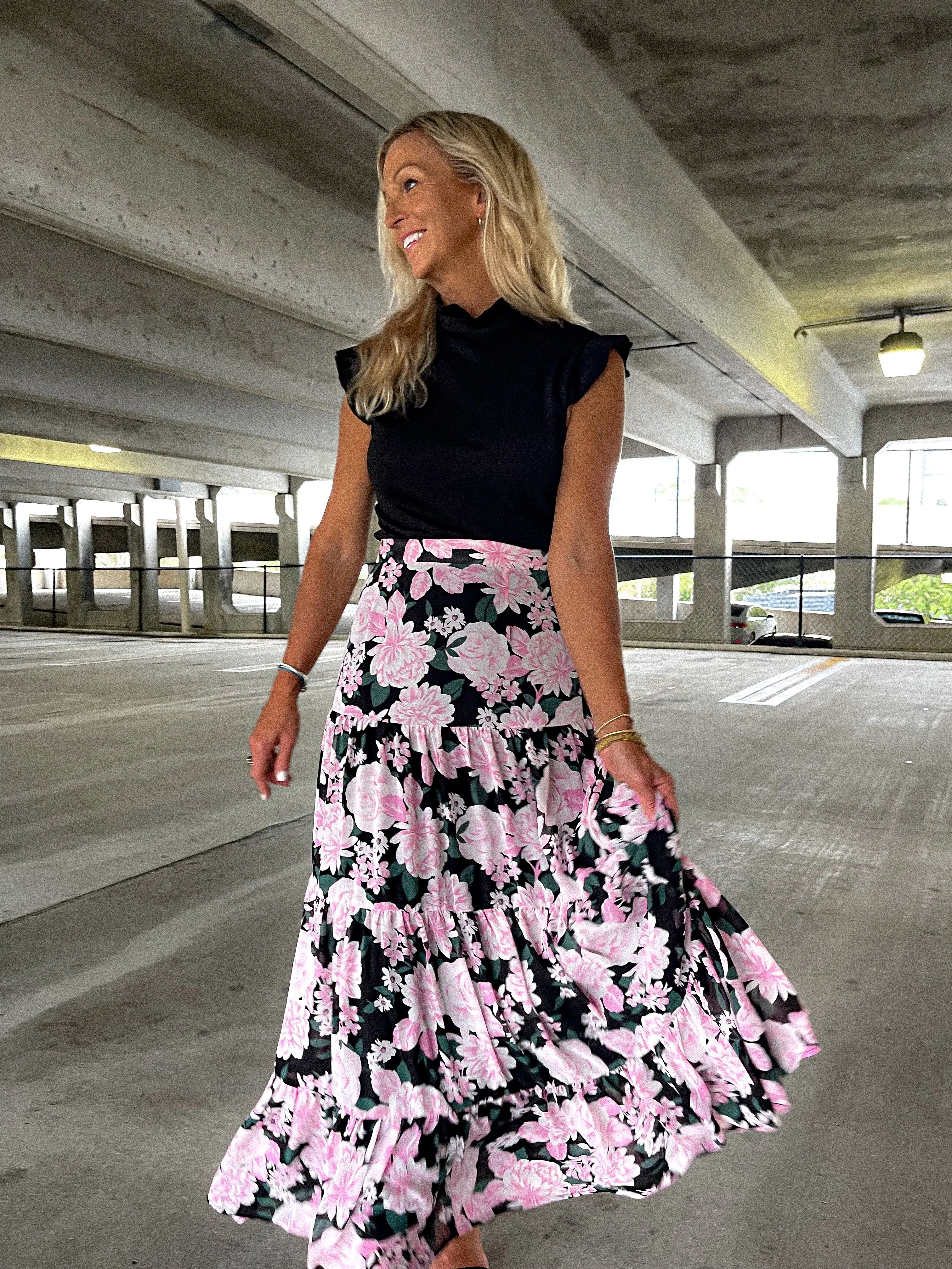 Angelica Floral Maxi Skirt
