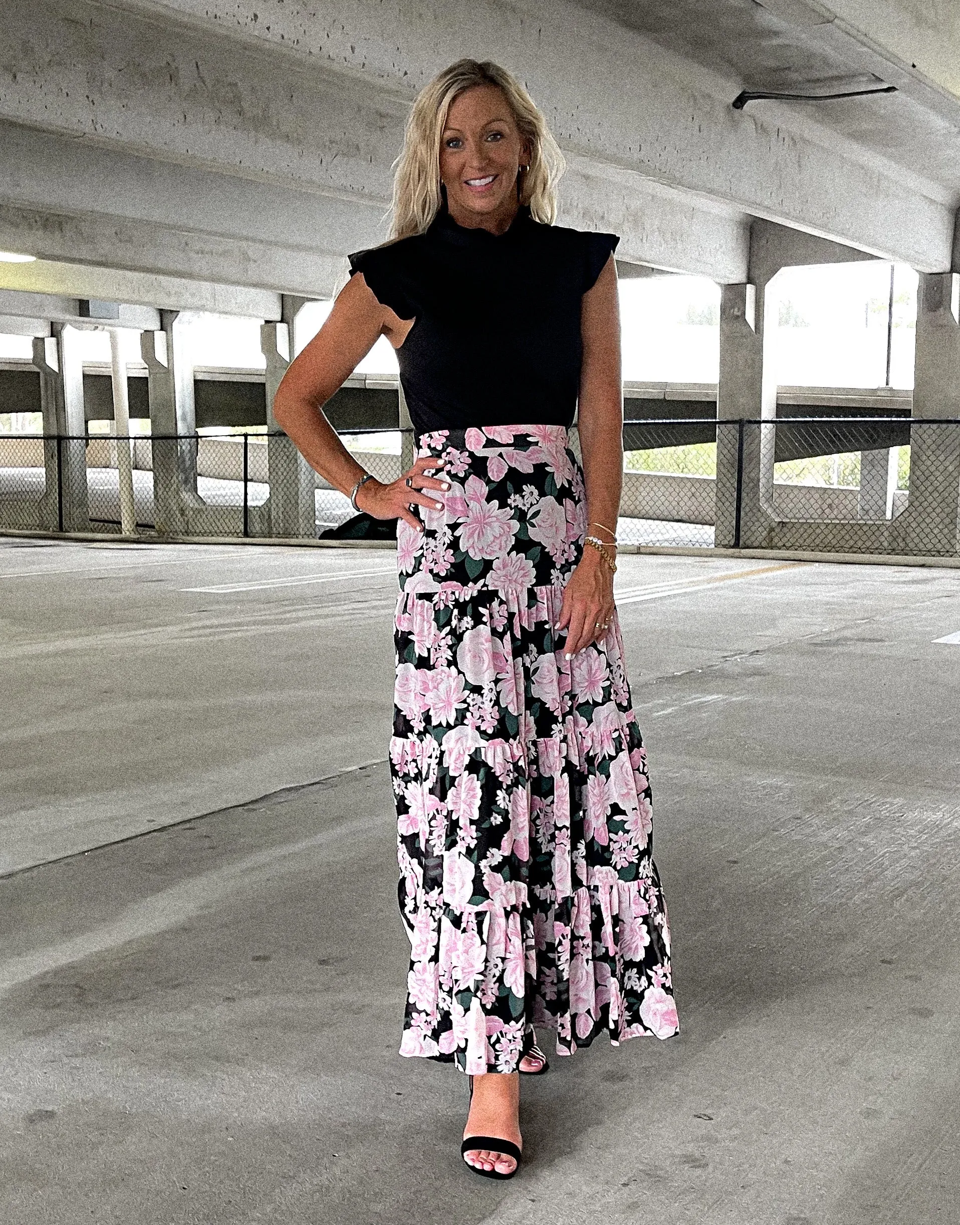 Angelica Floral Maxi Skirt