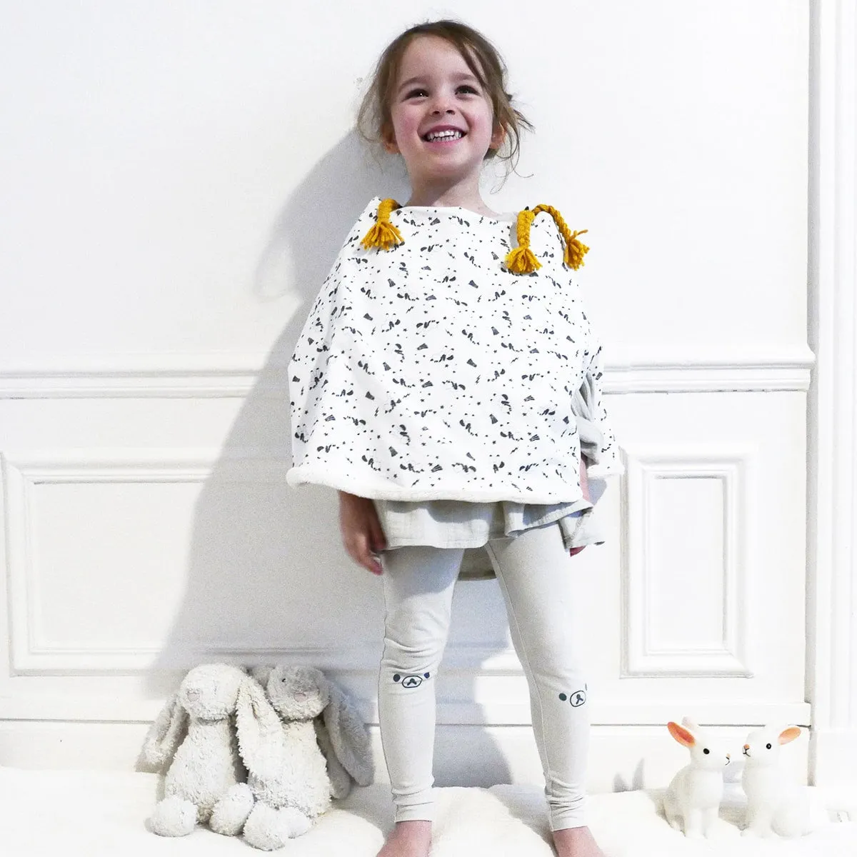 Aster Ponchos - 3/12y - Paper Sewing Pattern
