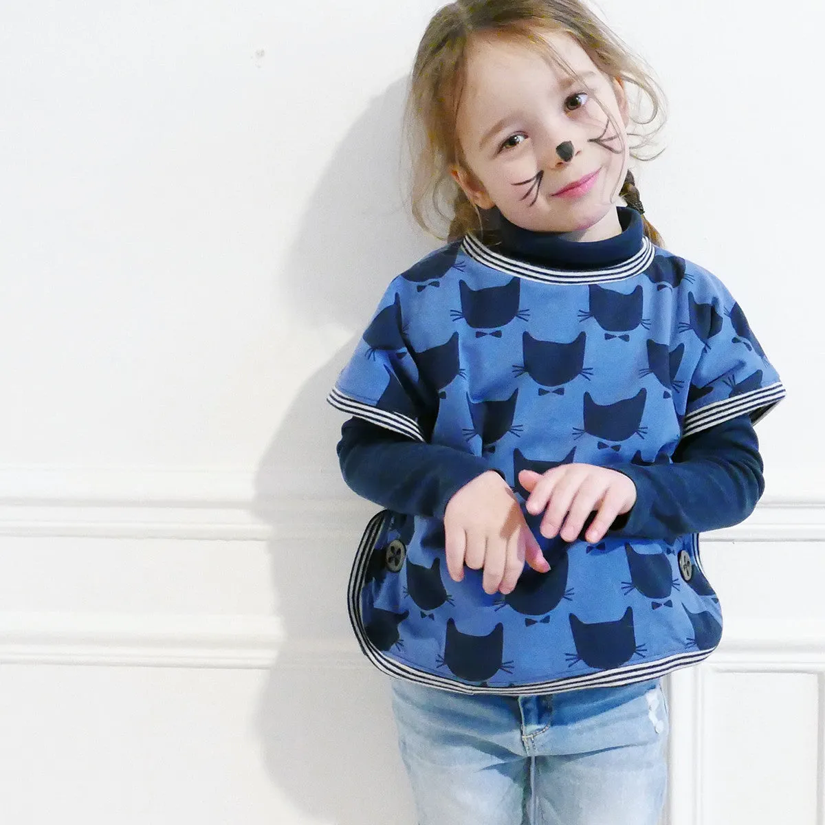 Aster Ponchos - 3/12y - Paper Sewing Pattern