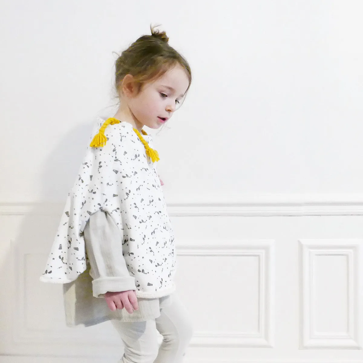 Aster Ponchos - 3/12y - Paper Sewing Pattern