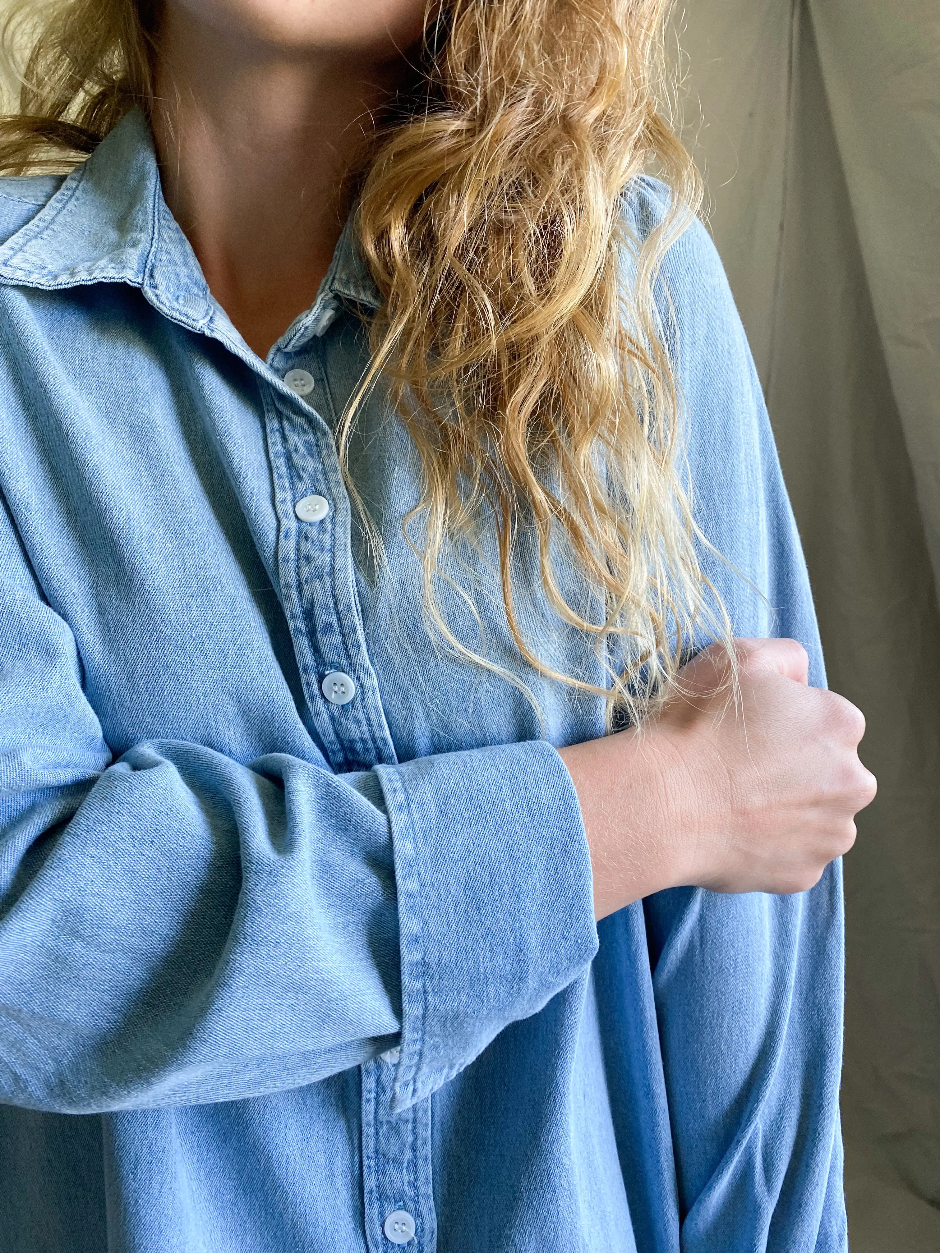 Bellamy denim button up