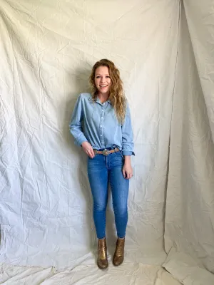 Bellamy denim button up