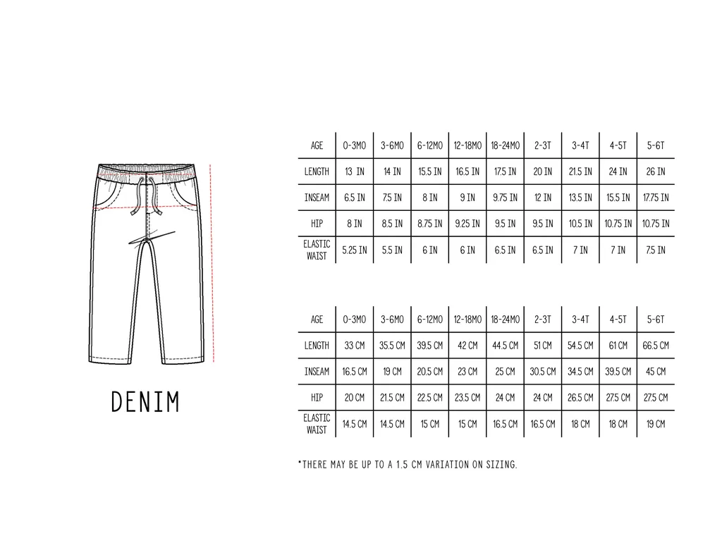 Black Wash Denim