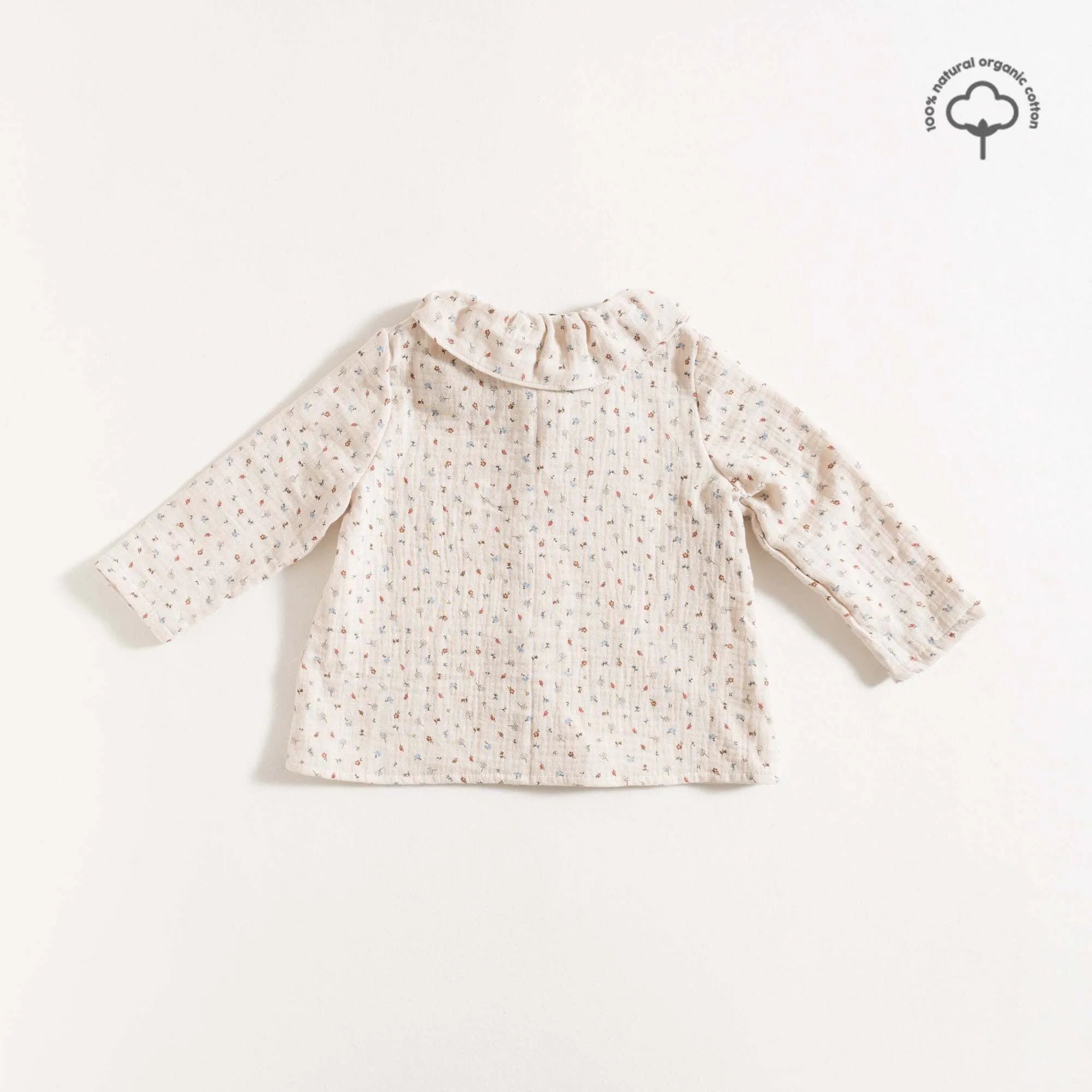 BLOUSE / FLOR SAND GAUZE