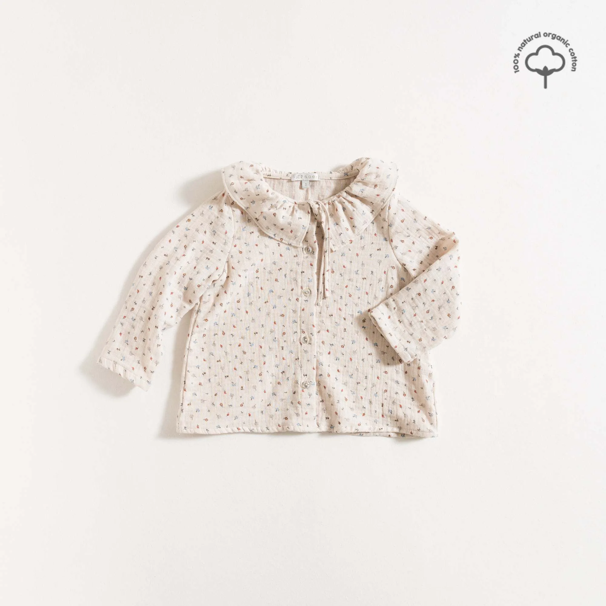 BLOUSE / FLOR SAND GAUZE