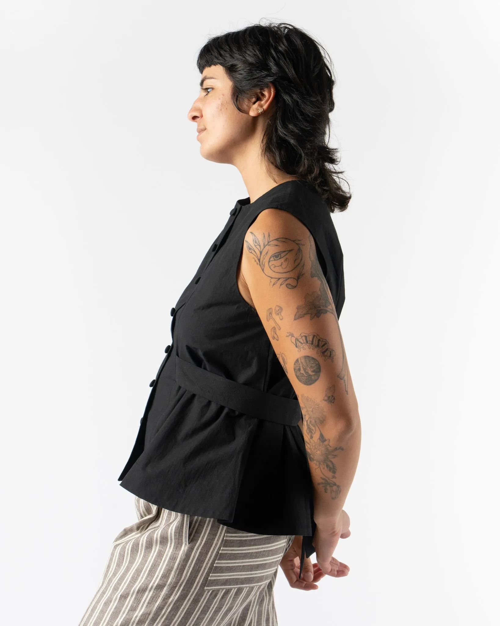 Cawley Flo Waistcoat in Black
