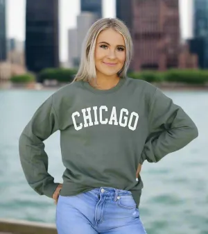 Chicago Unisex Crewneck Sweatshirt | Soft, Comfortable, and Windy City Ready