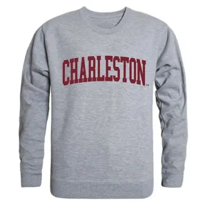 COFC College of Charleston Game Day Crewneck Pullover Sweatshirt Sweater Heather Grey