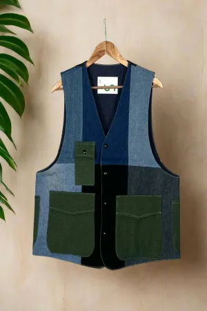 Contrast Stitch Gilet Jacket