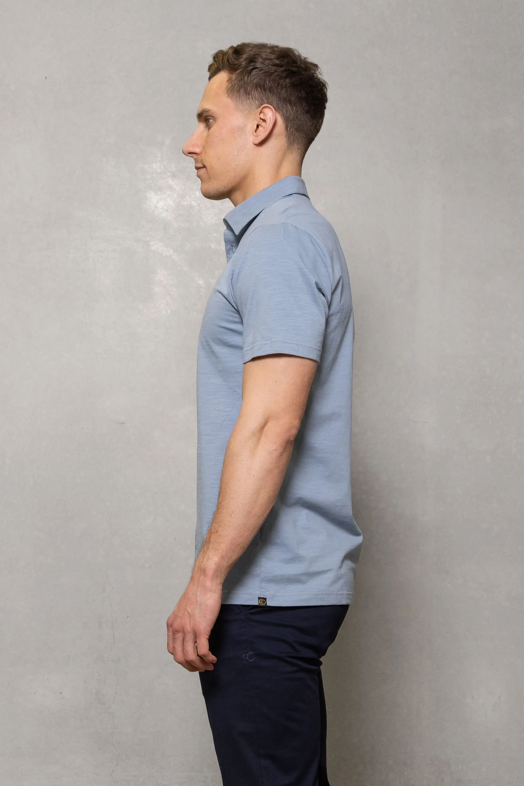 Cutler & Co Logan Polo - Sky
