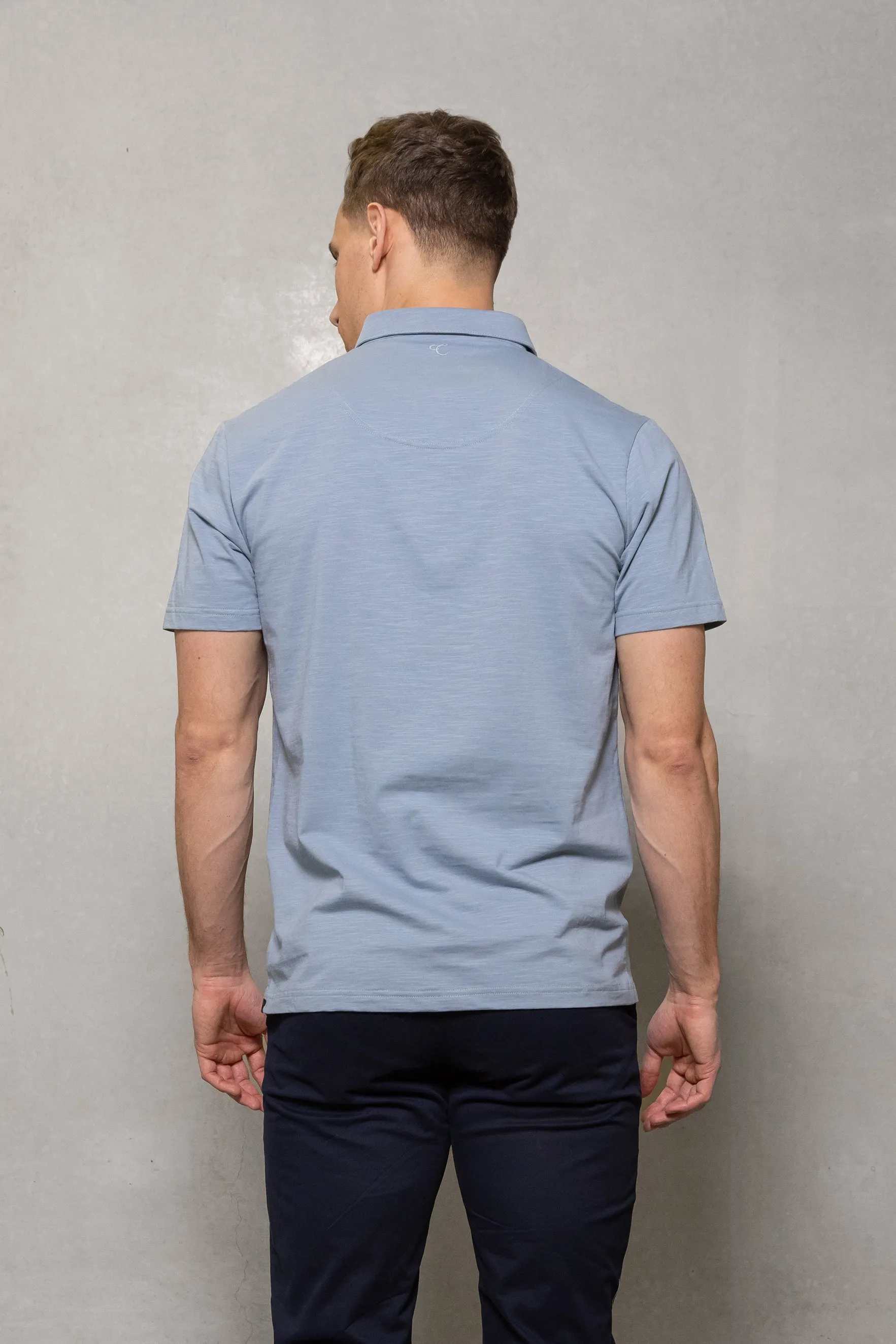 Cutler & Co Logan Polo - Sky
