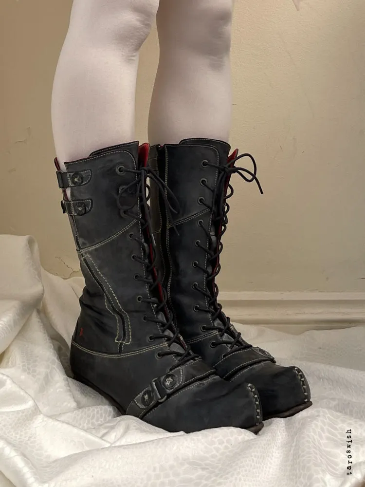   eu41 chunky structured boots