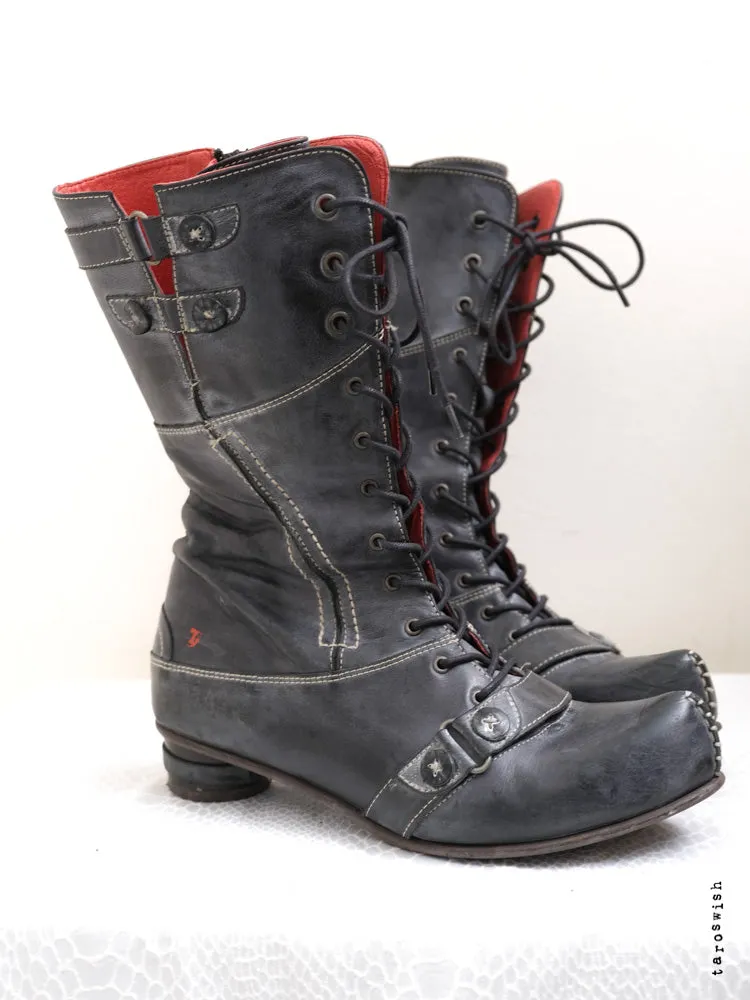   eu41 chunky structured boots