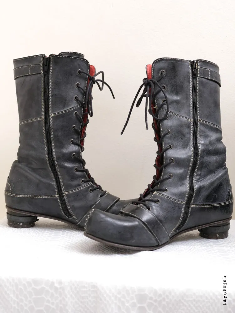   eu41 chunky structured boots