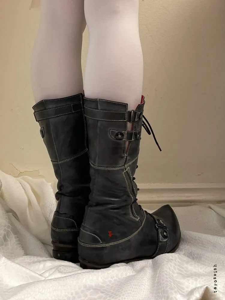   eu41 chunky structured boots