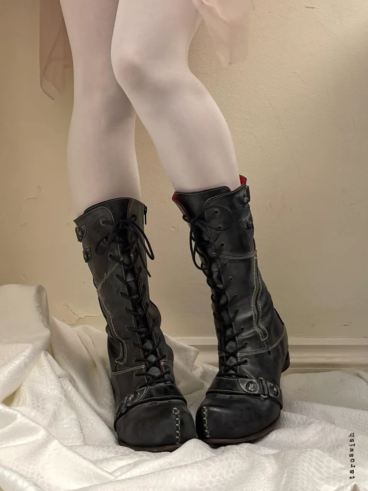   eu41 chunky structured boots