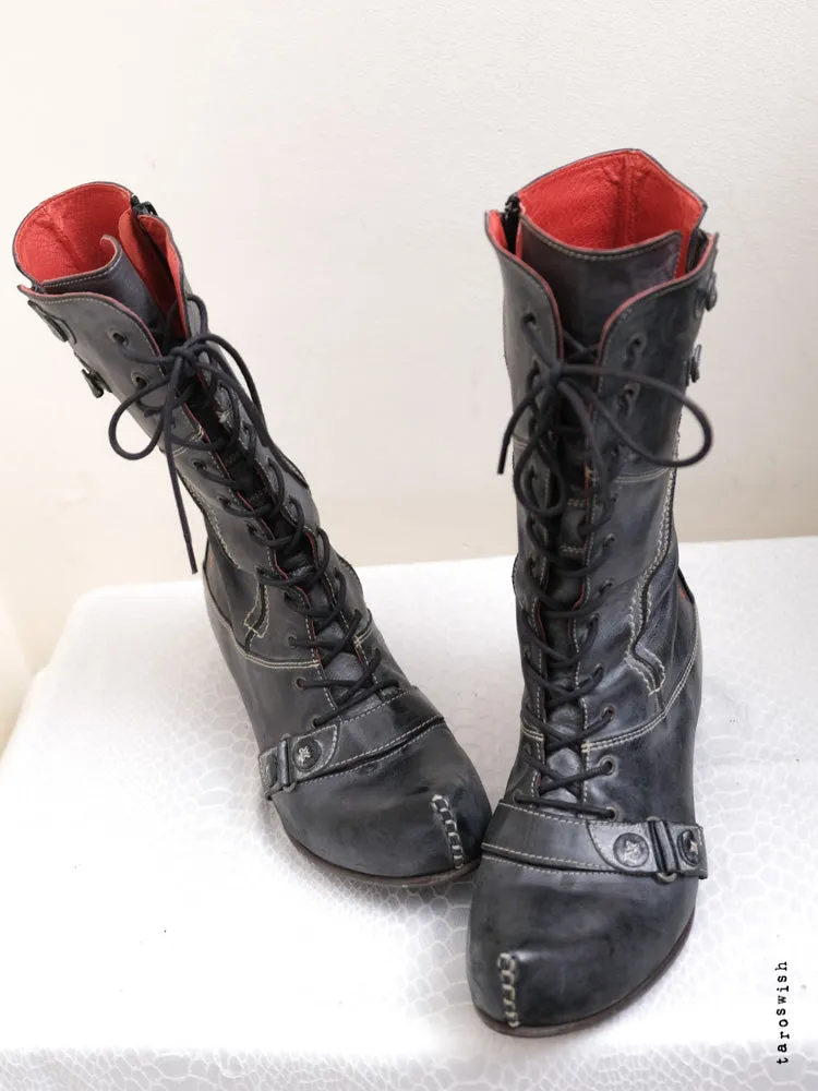   eu41 chunky structured boots