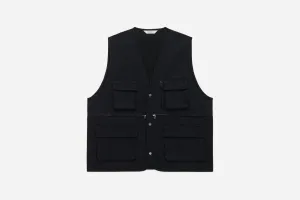 Field Vest ~ Black Wrinkle Nylon