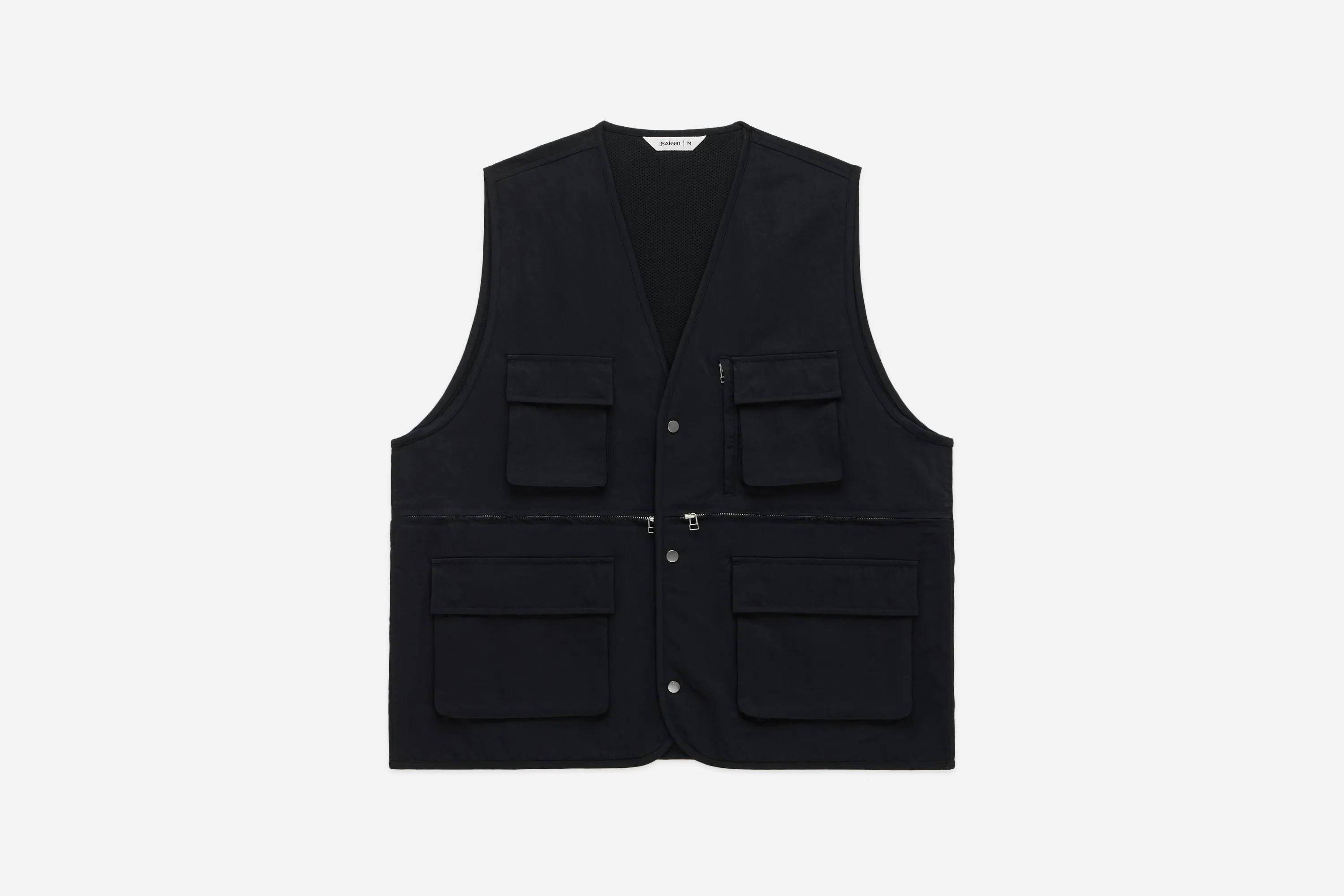 Field Vest ~ Black Wrinkle Nylon