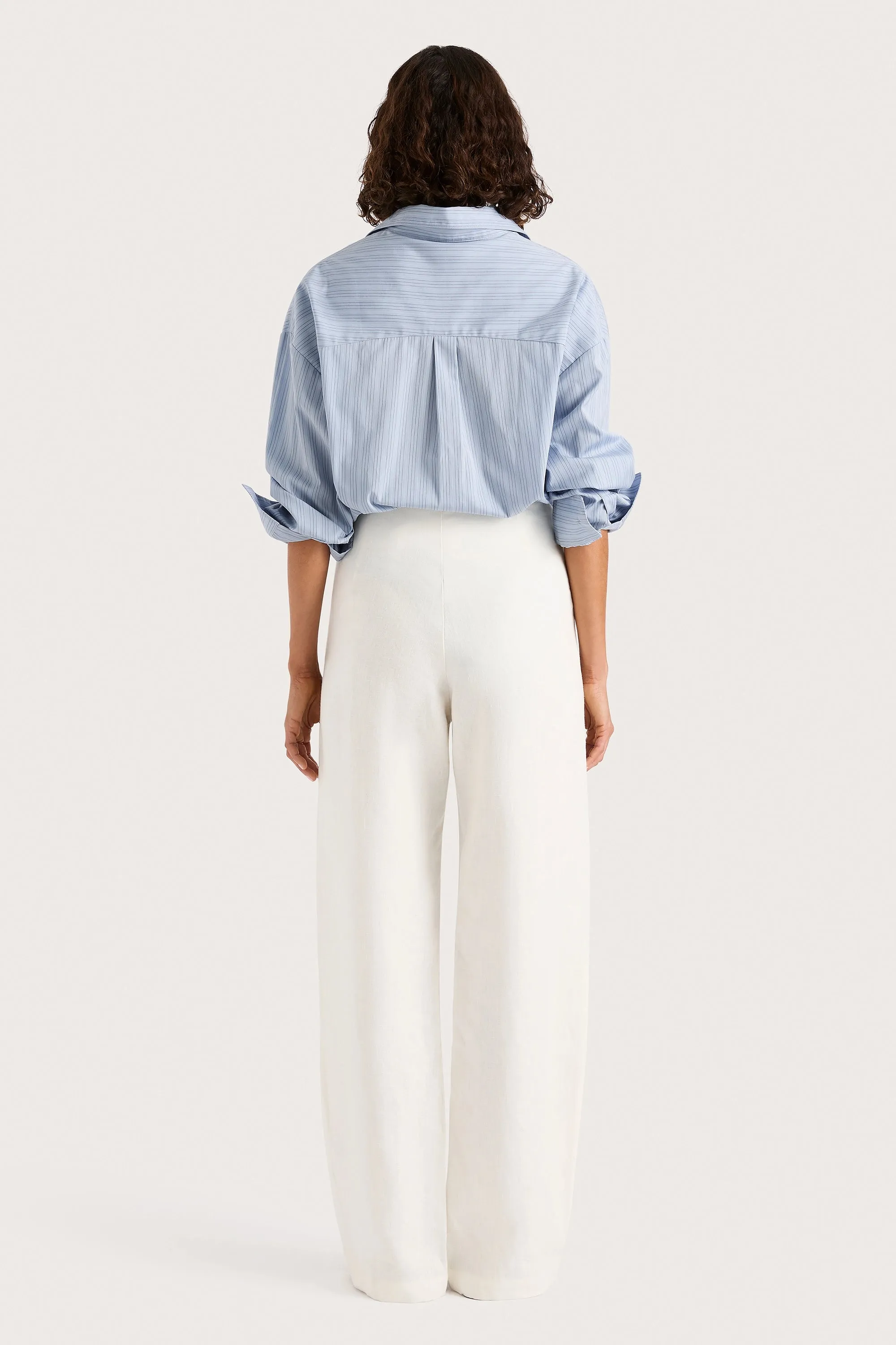 Freja Shirt Blue Pinstripe
