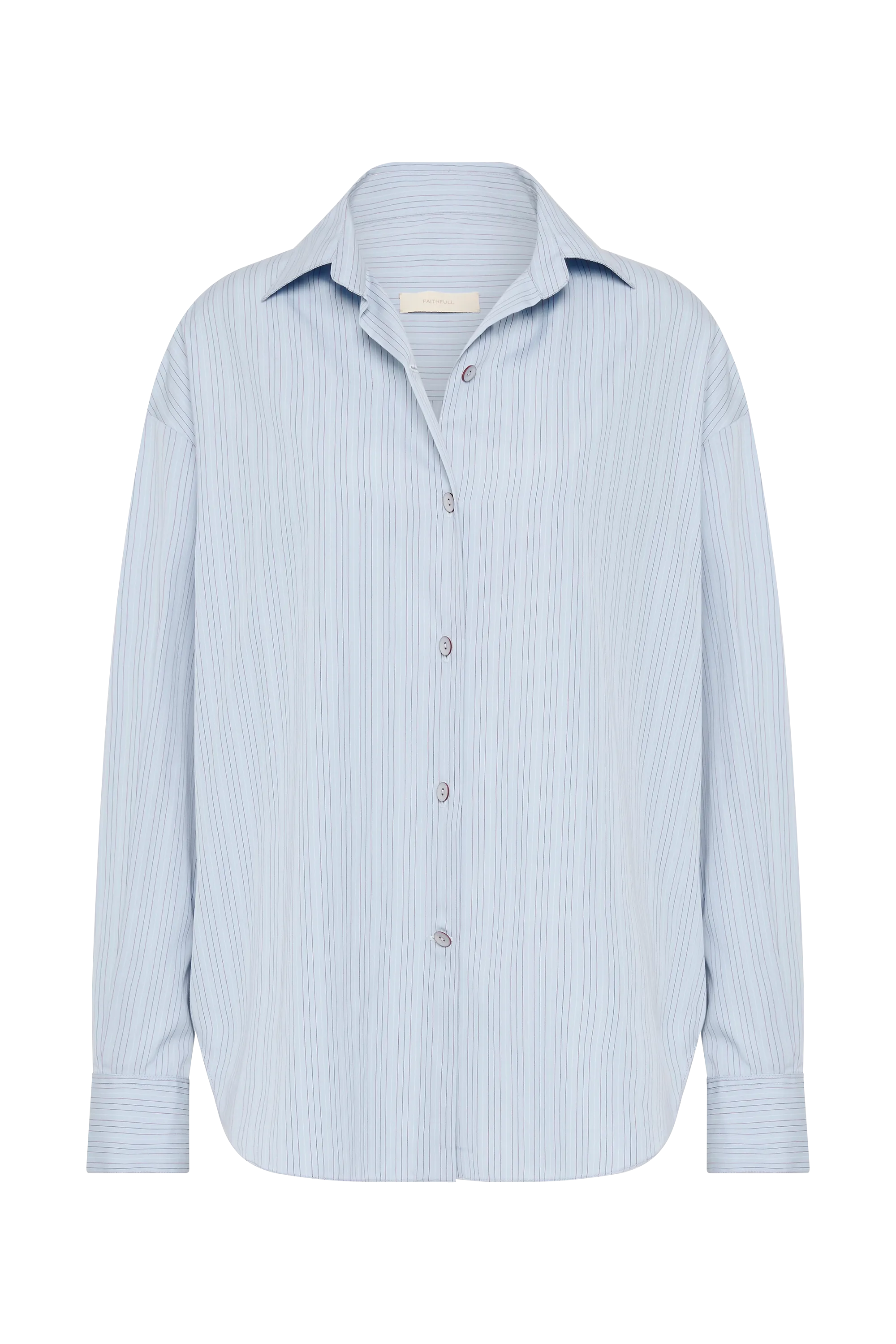 Freja Shirt Blue Pinstripe