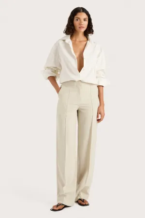 Freja Shirt Cream Pinstripe