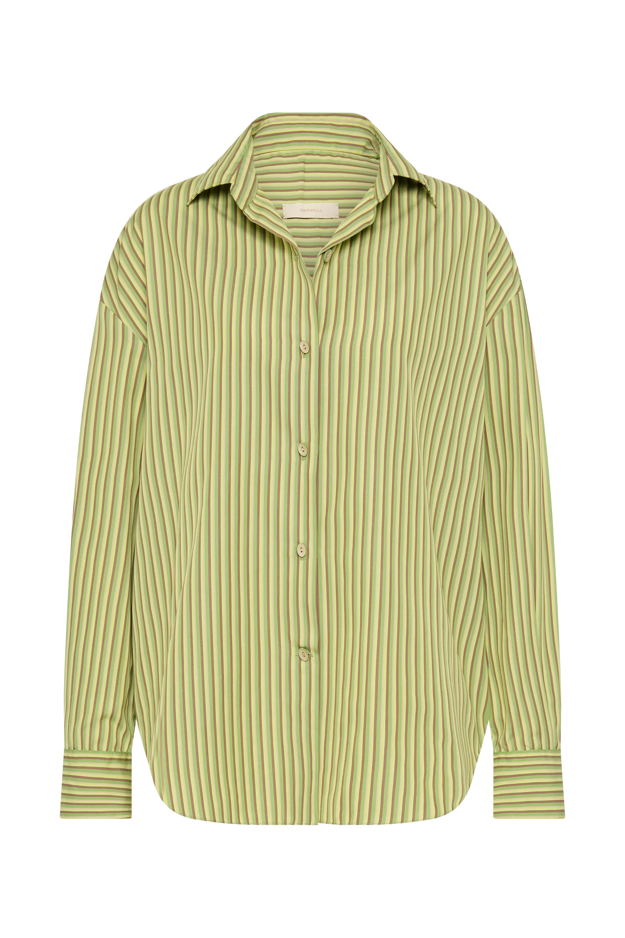 Freja Shirt Green Stripe