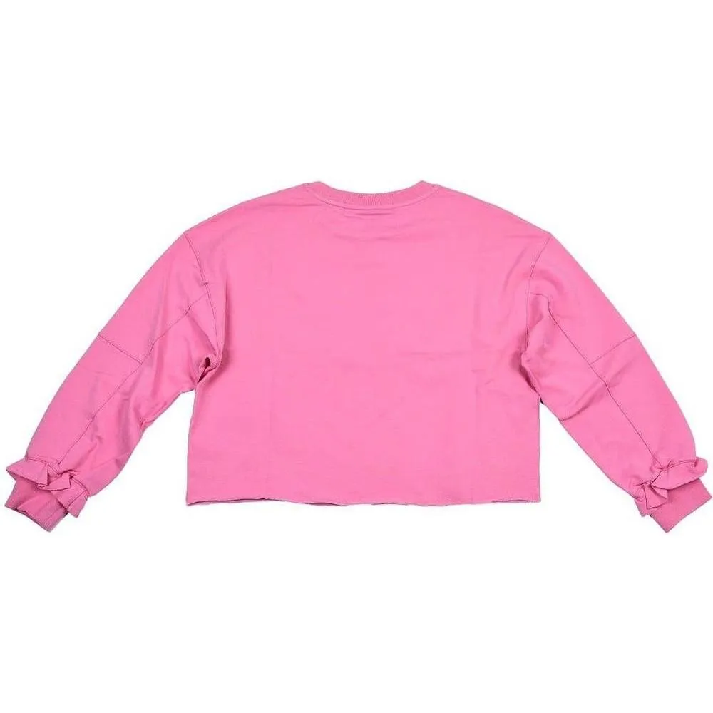 Girls Fuchsia Pink Sweatshirt
