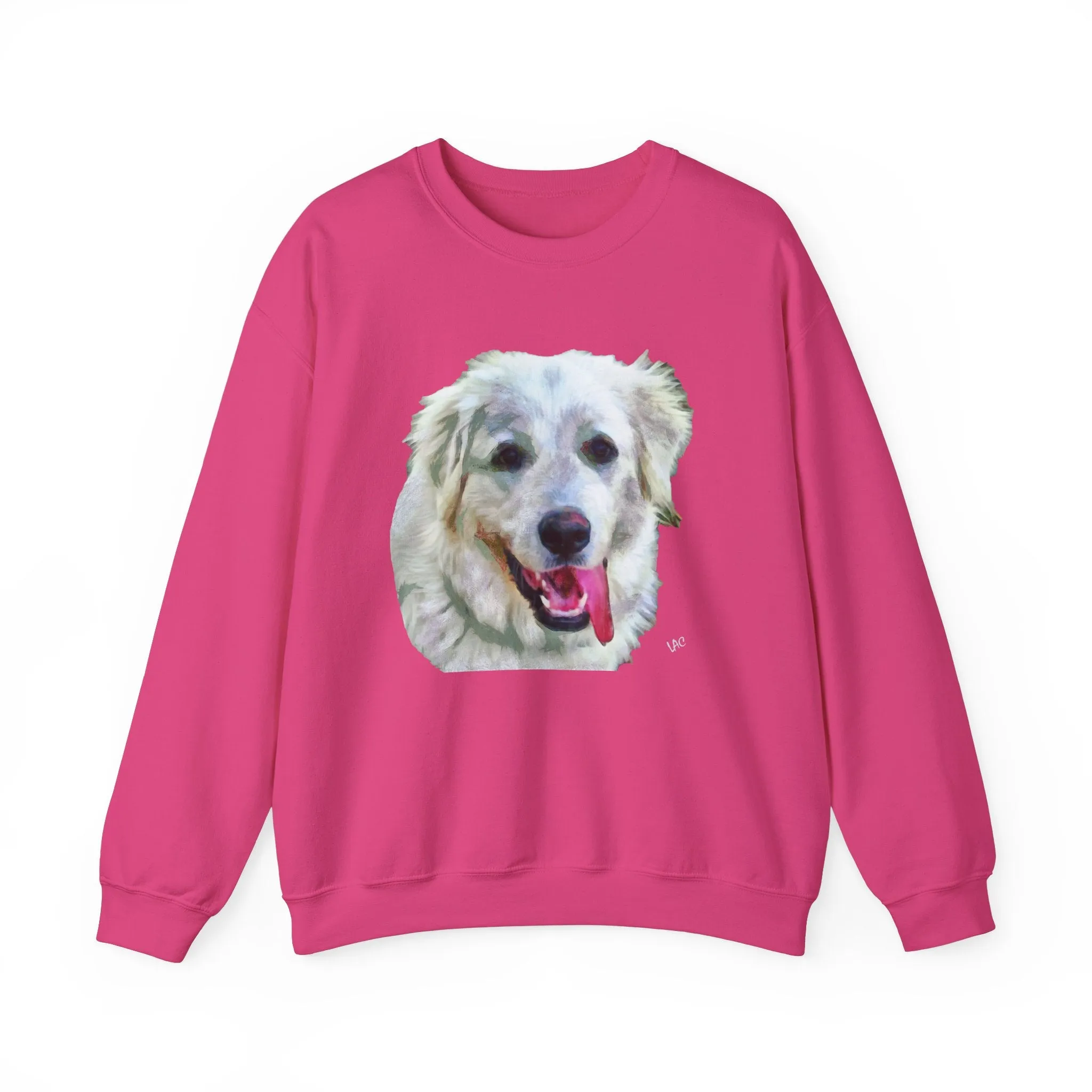 Great Pyrenese 'Heidi' Unisex 50/50  Crewneck Sweatshirt