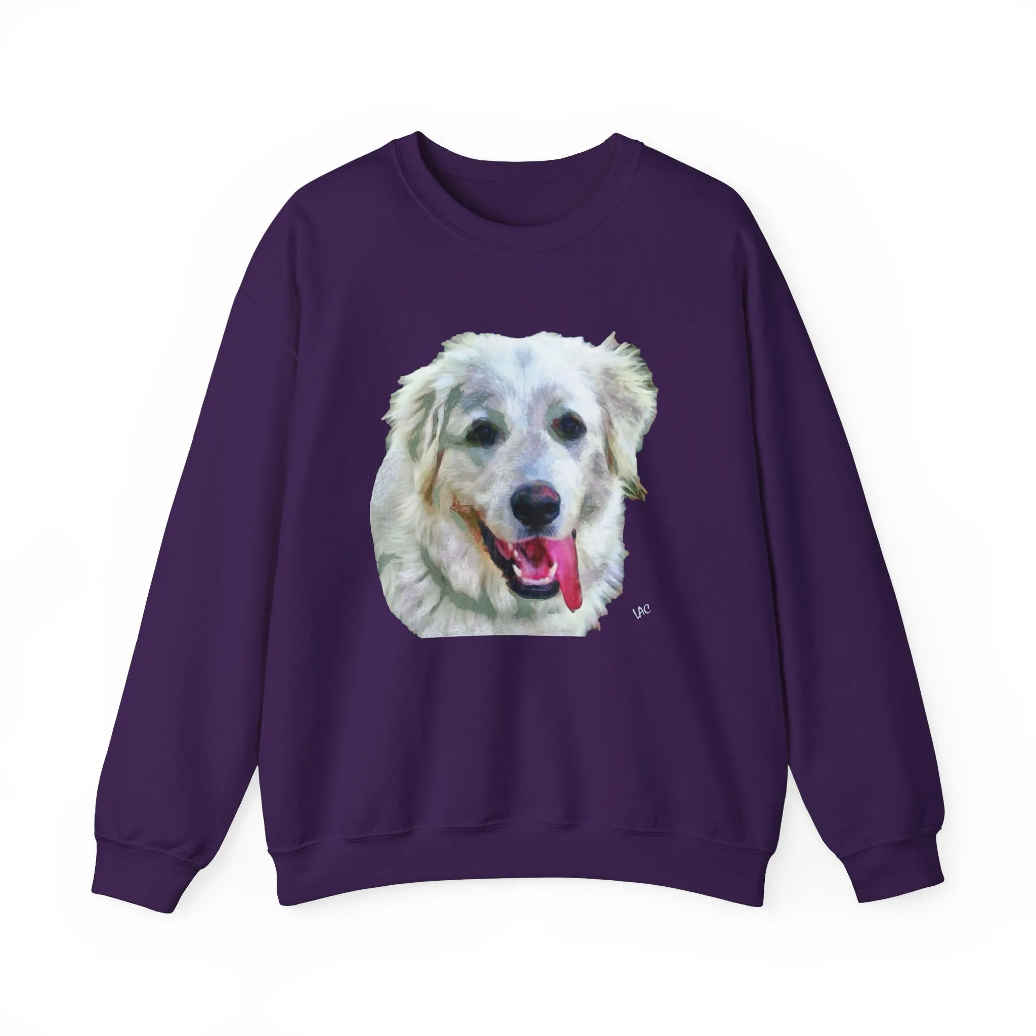 Great Pyrenese 'Heidi' Unisex 50/50  Crewneck Sweatshirt