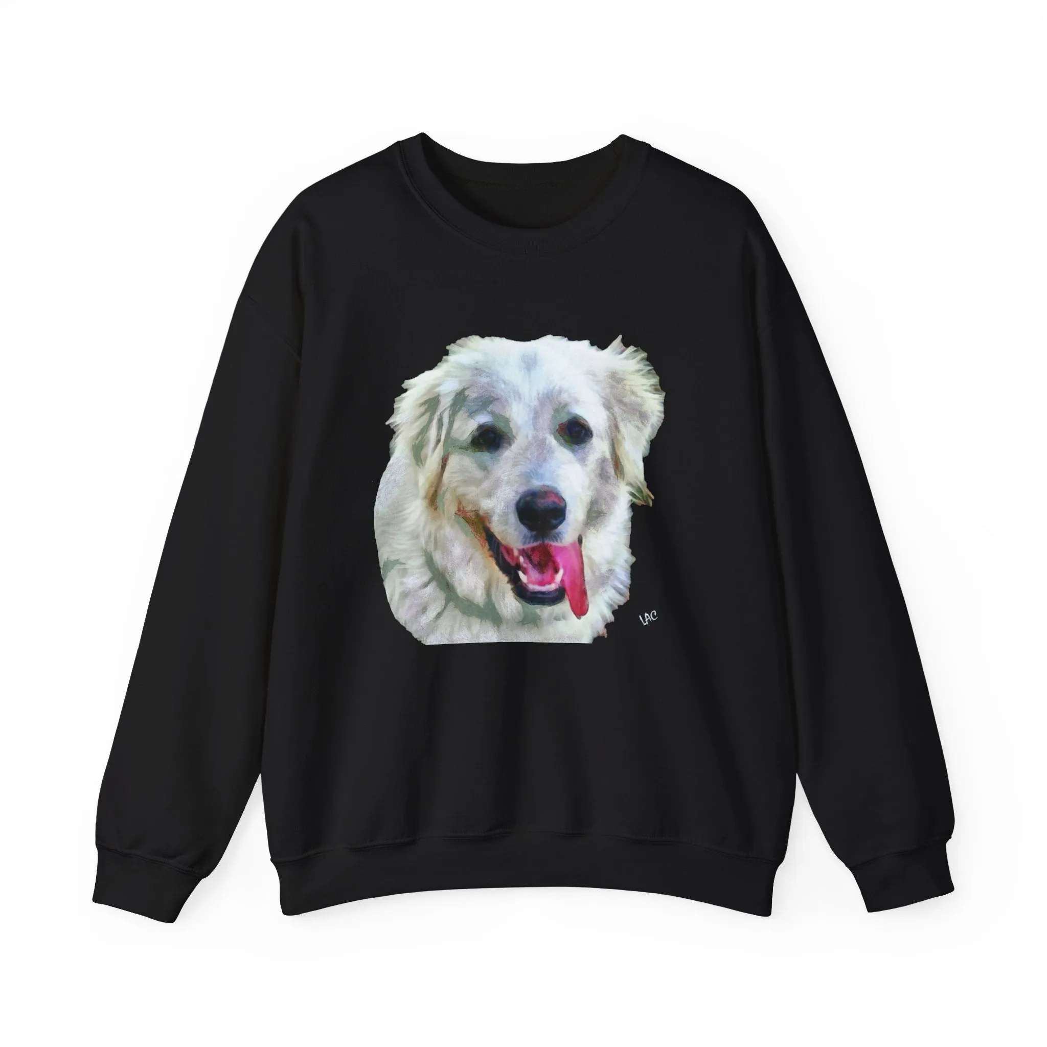 Great Pyrenese 'Heidi' Unisex 50/50  Crewneck Sweatshirt