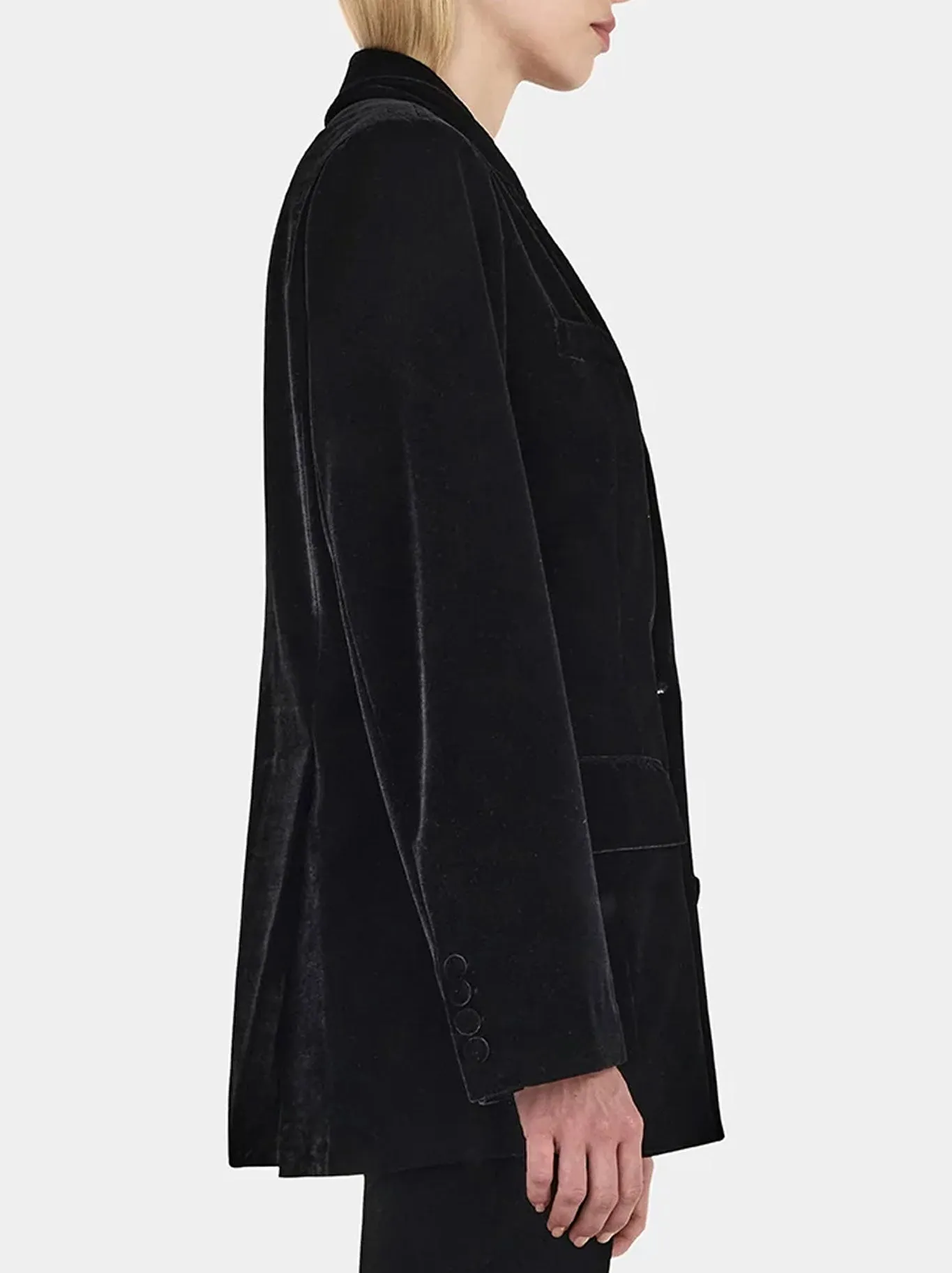 HANSEN & GRETEL ALISTAIR VELVET BLAZER