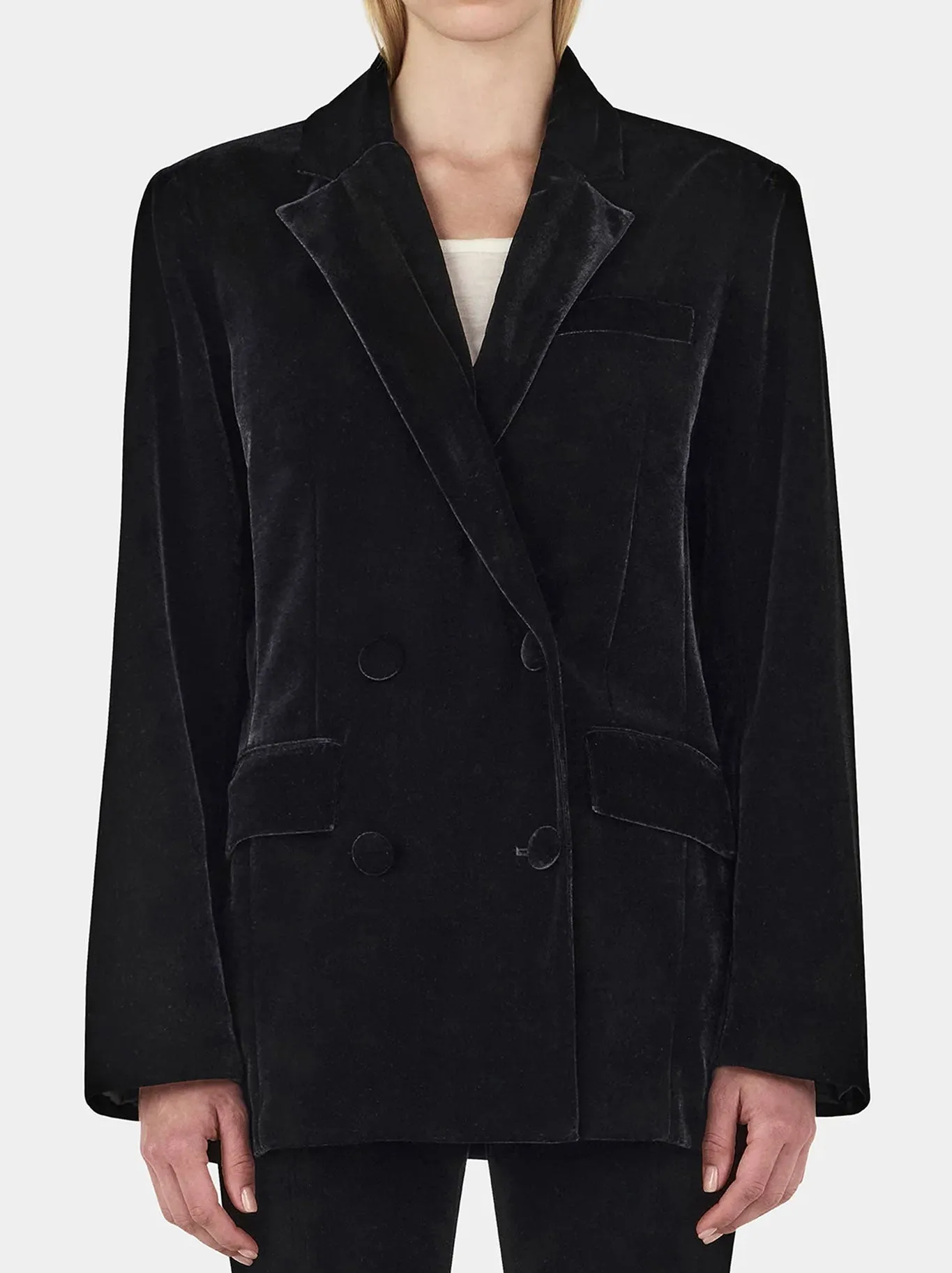 HANSEN & GRETEL ALISTAIR VELVET BLAZER