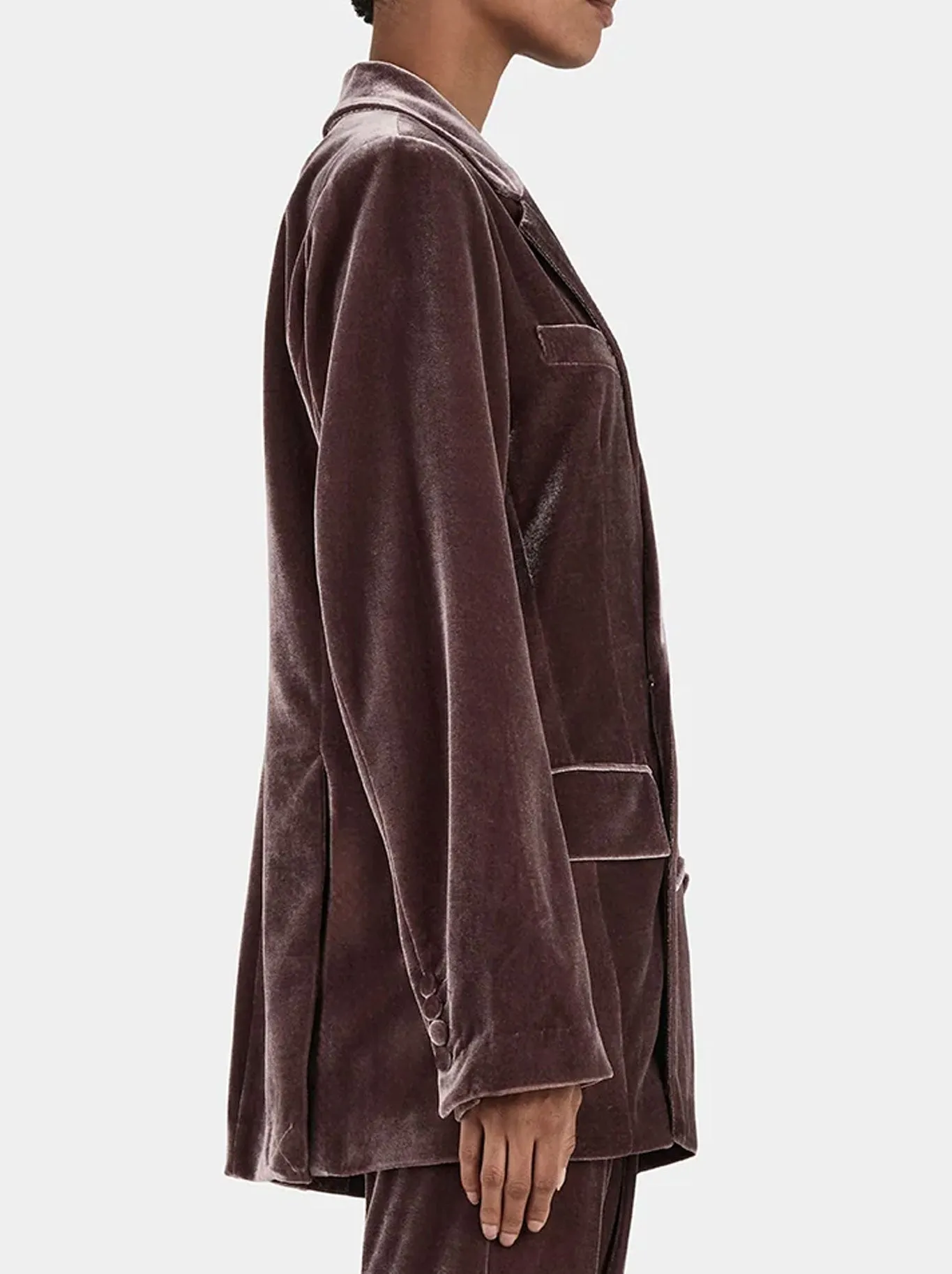 HANSEN & GRETEL ALISTAIR VELVET BLAZER