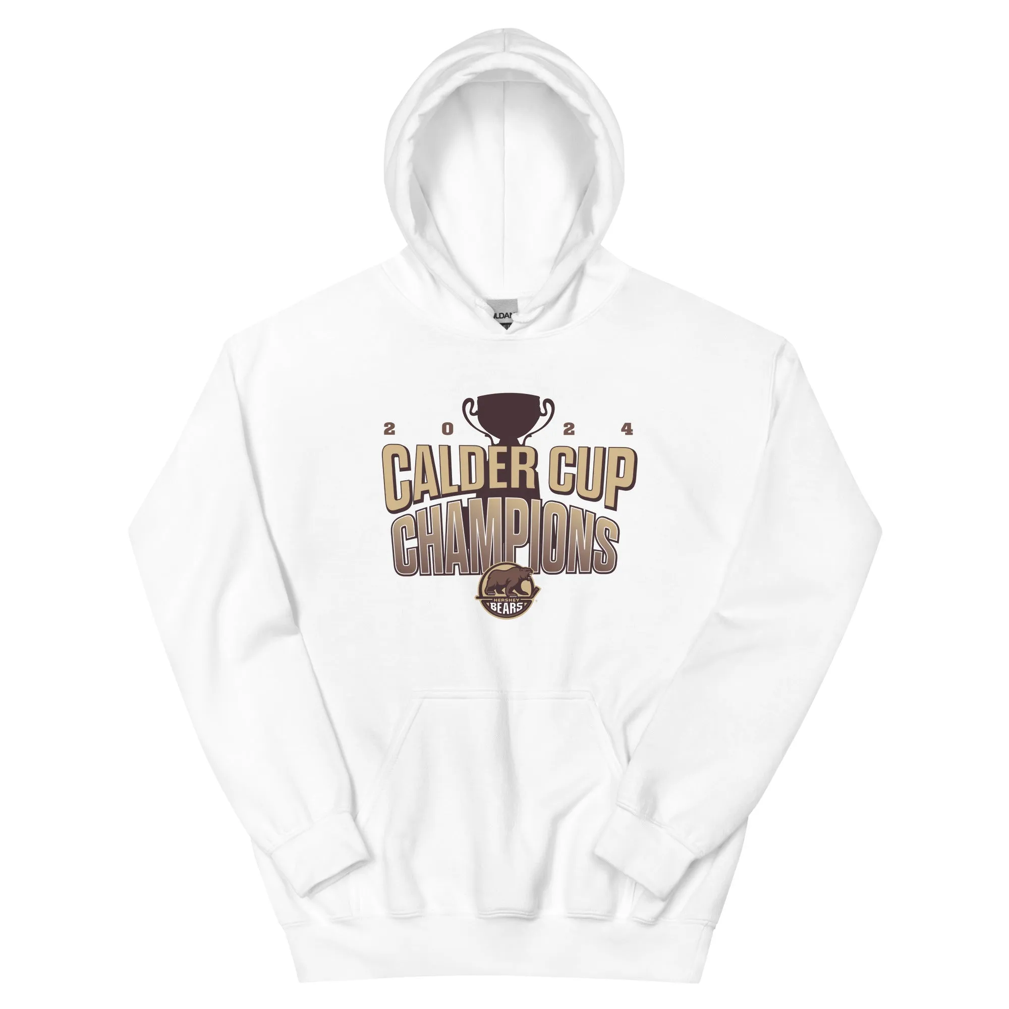 Hershey Bears 2024 Calder Cup Champions Adult Victory Pullover Hoodie