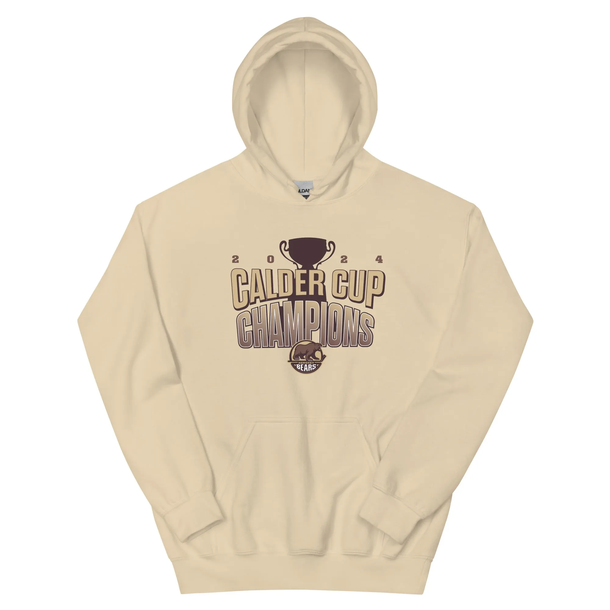 Hershey Bears 2024 Calder Cup Champions Adult Victory Pullover Hoodie