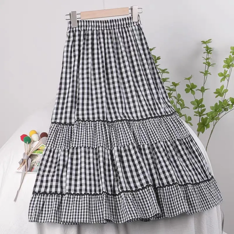High Waist Skirt Summer Streetwear Ladies Elegant Chic Slim Midi Skirt Womens