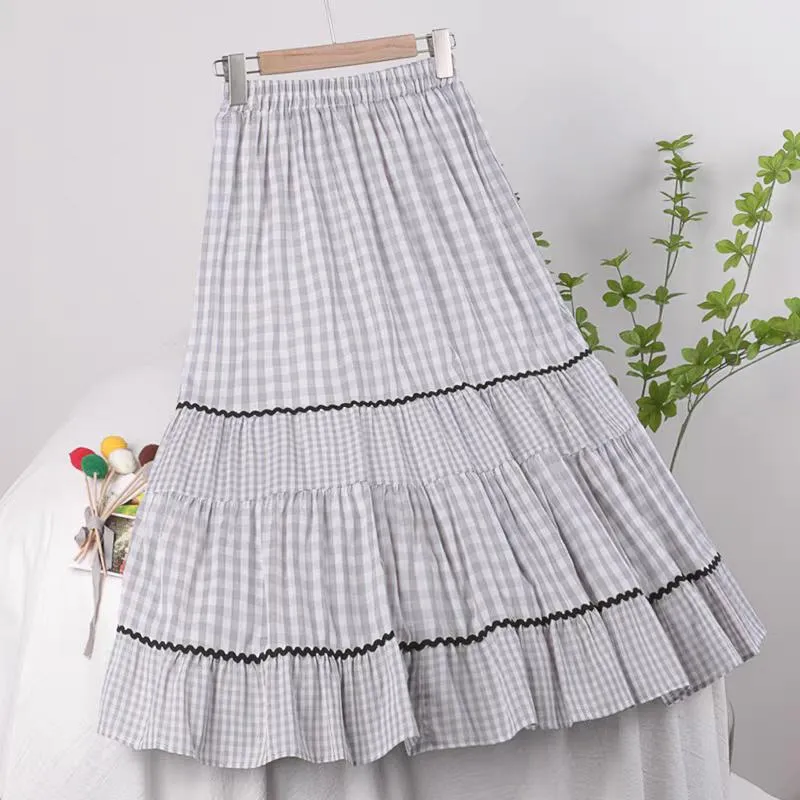 High Waist Skirt Summer Streetwear Ladies Elegant Chic Slim Midi Skirt Womens