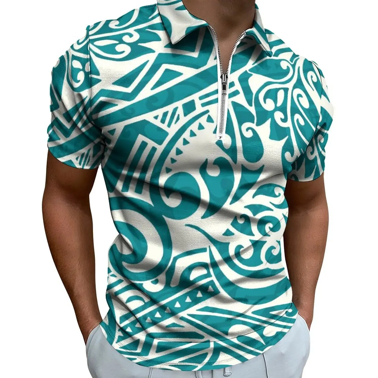 Hot Polynesian Tradition Tribal Floral Hawaiian Printed Shirts
