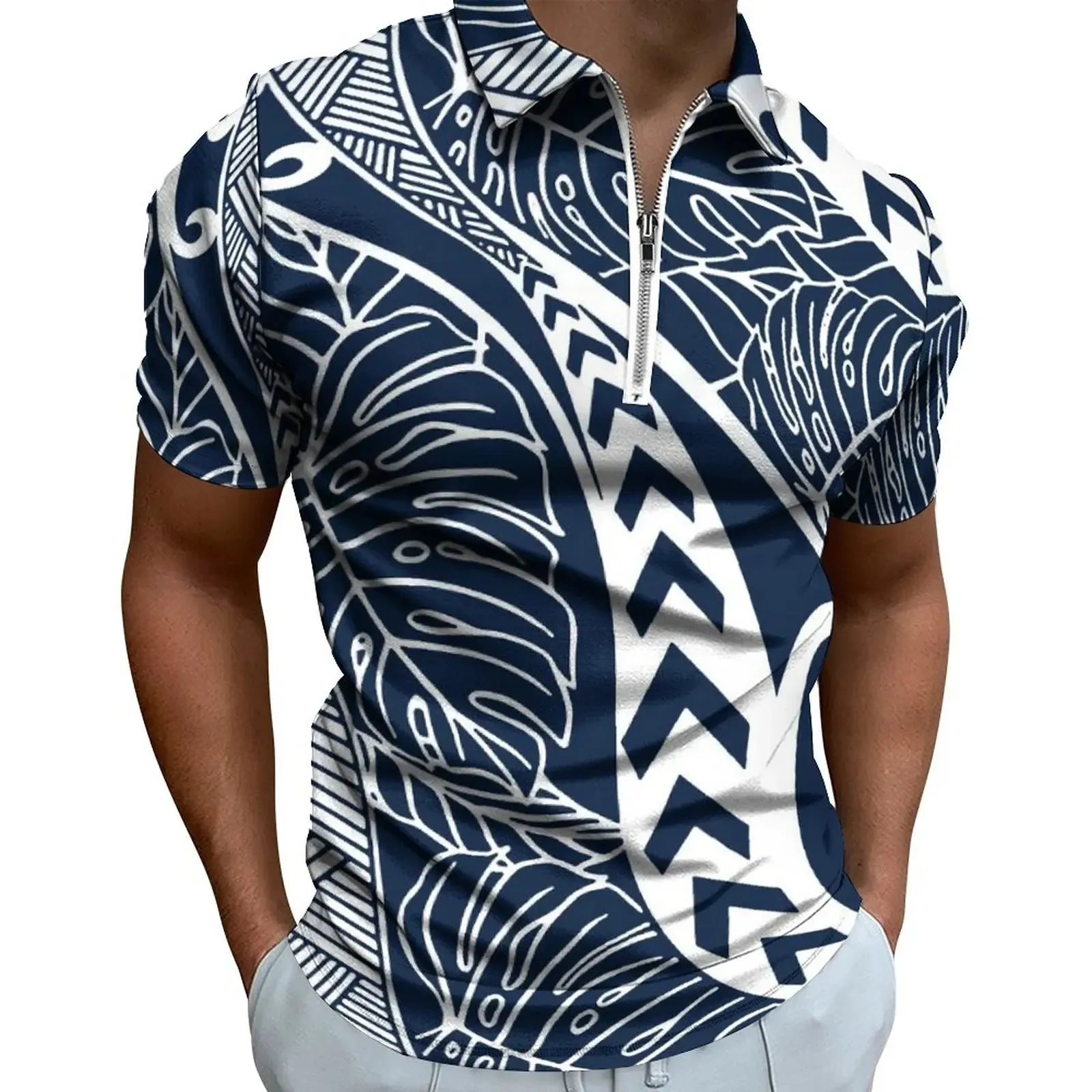 Hot Polynesian Tradition Tribal Floral Hawaiian Printed Shirts