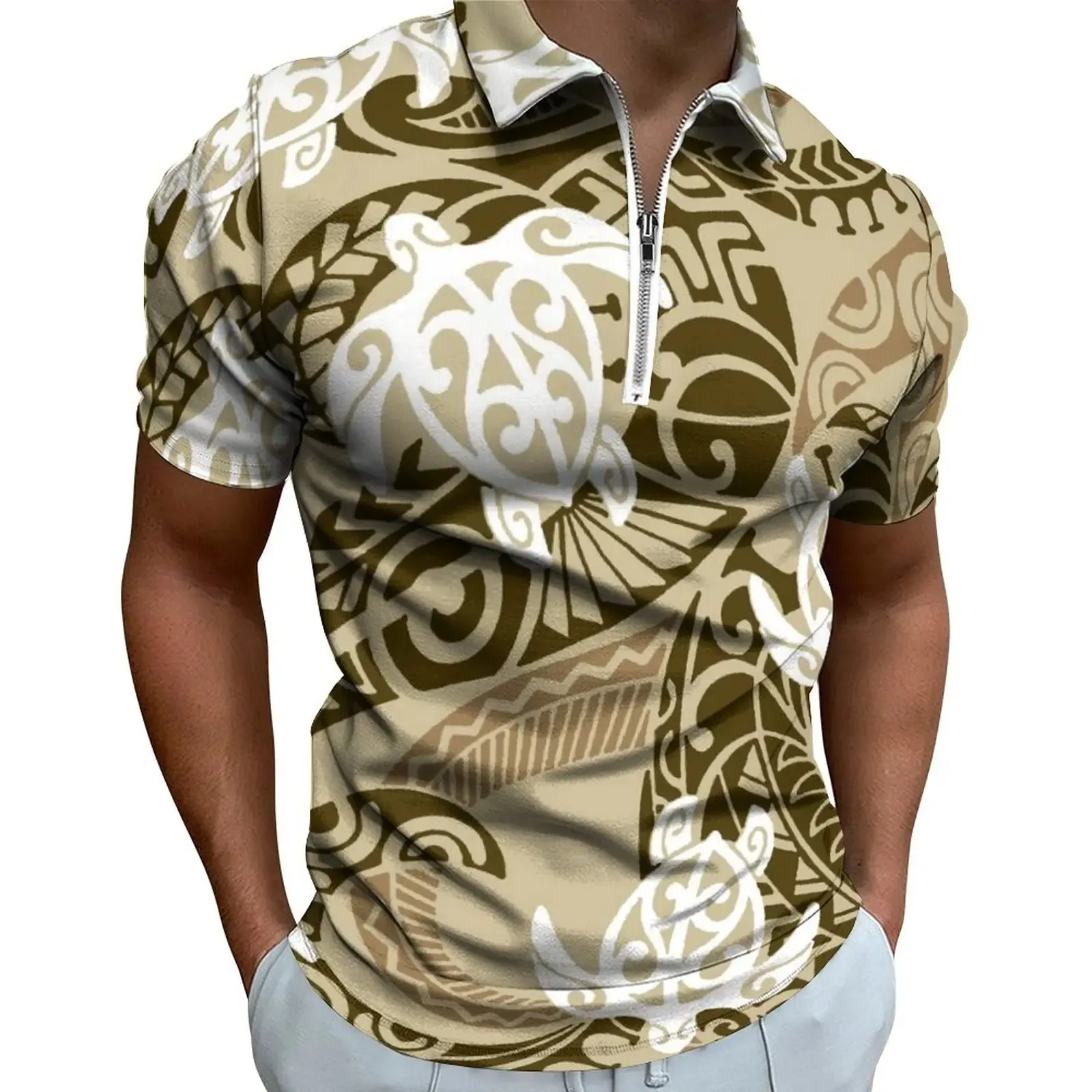 Hot Polynesian Tradition Tribal Floral Hawaiian Printed Shirts