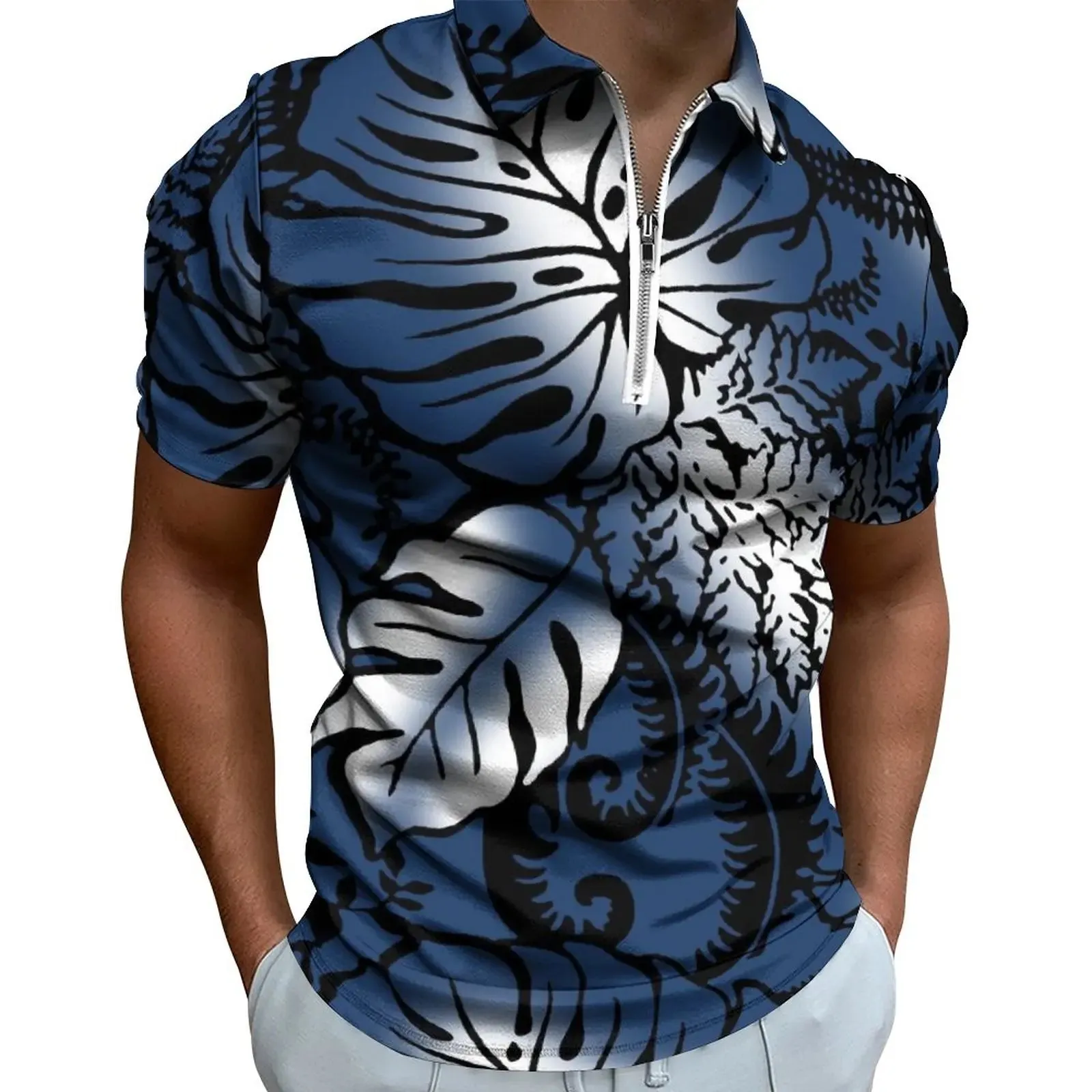 Hot Polynesian Tradition Tribal Floral Hawaiian Printed Shirts