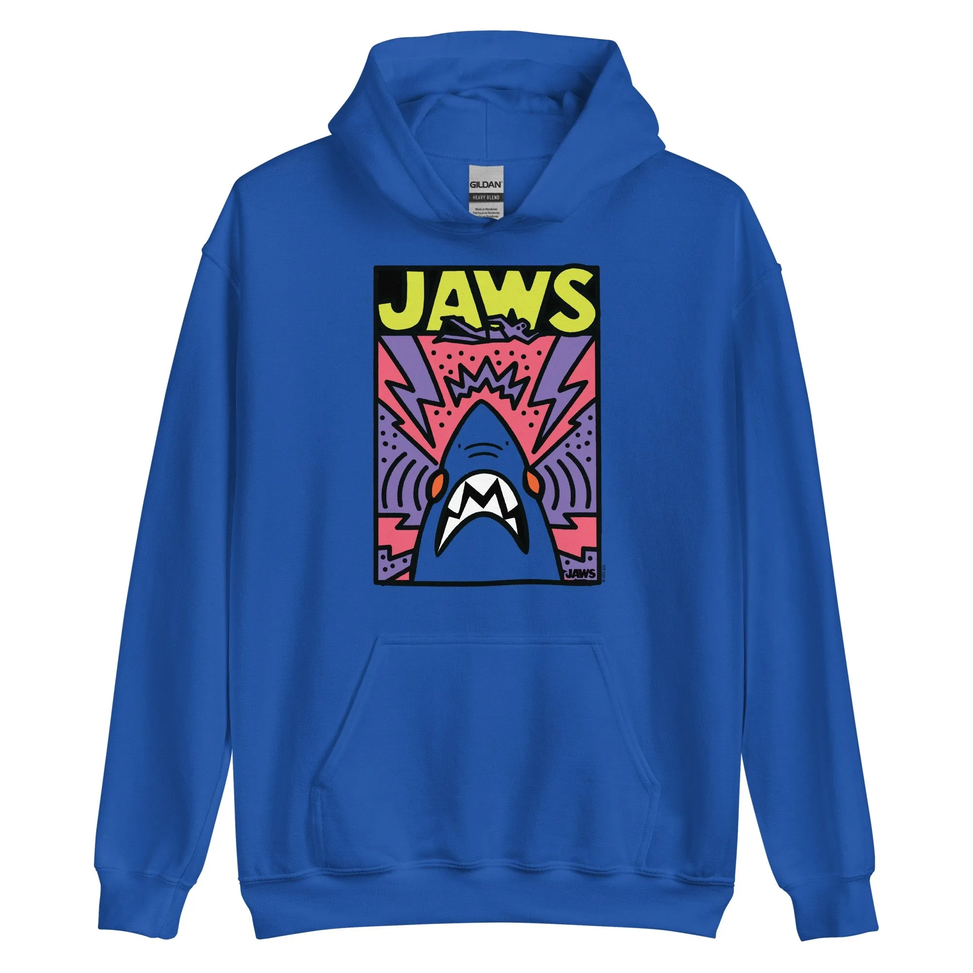 Jaws Movie Poster Doodle Hoodie