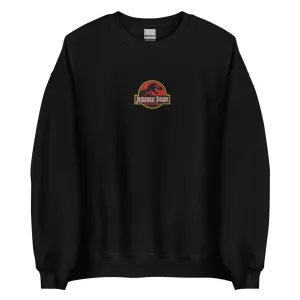 Jurassic Park Embroidered Crewneck Sweatshirt