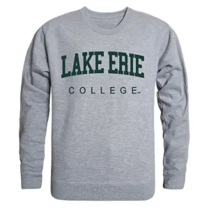 Lake Erie College Game Day Crewneck Pullover Sweatshirt Sweater Heather Grey