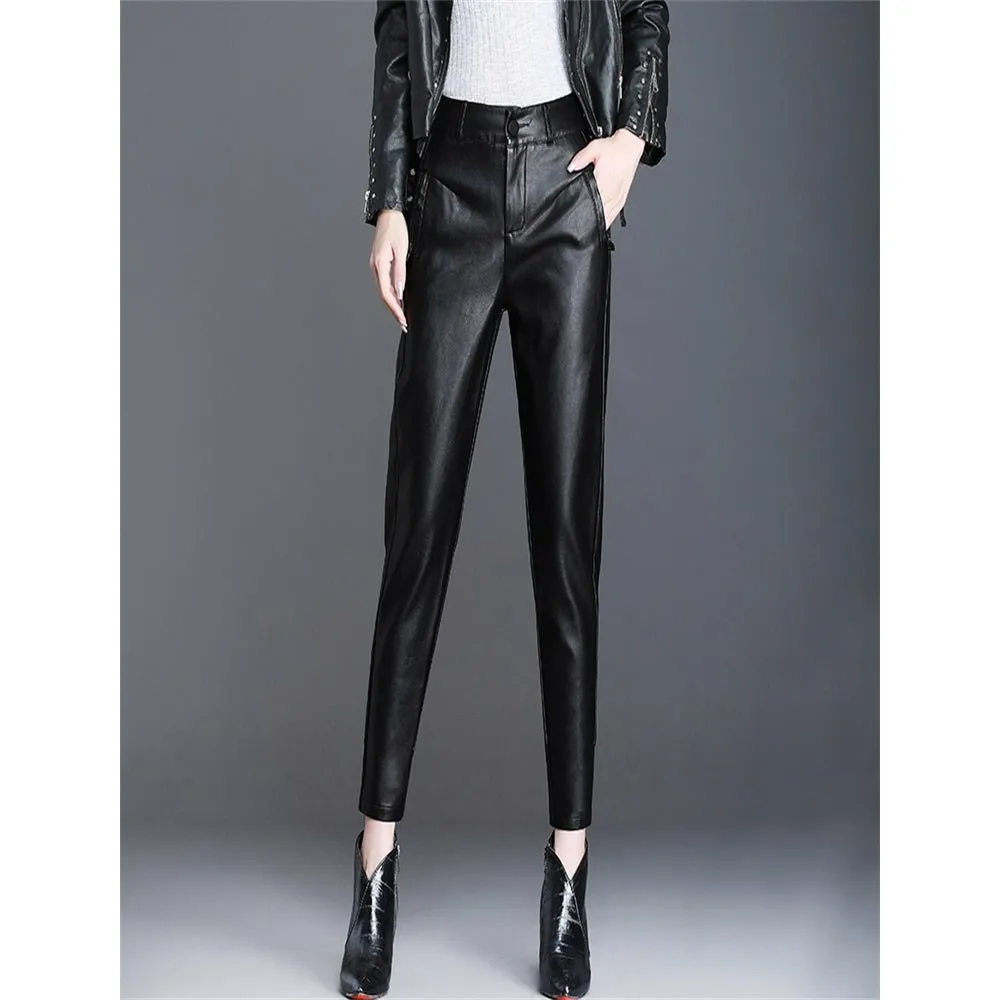 Leather Leggings for Women | High-Waisted & Black
