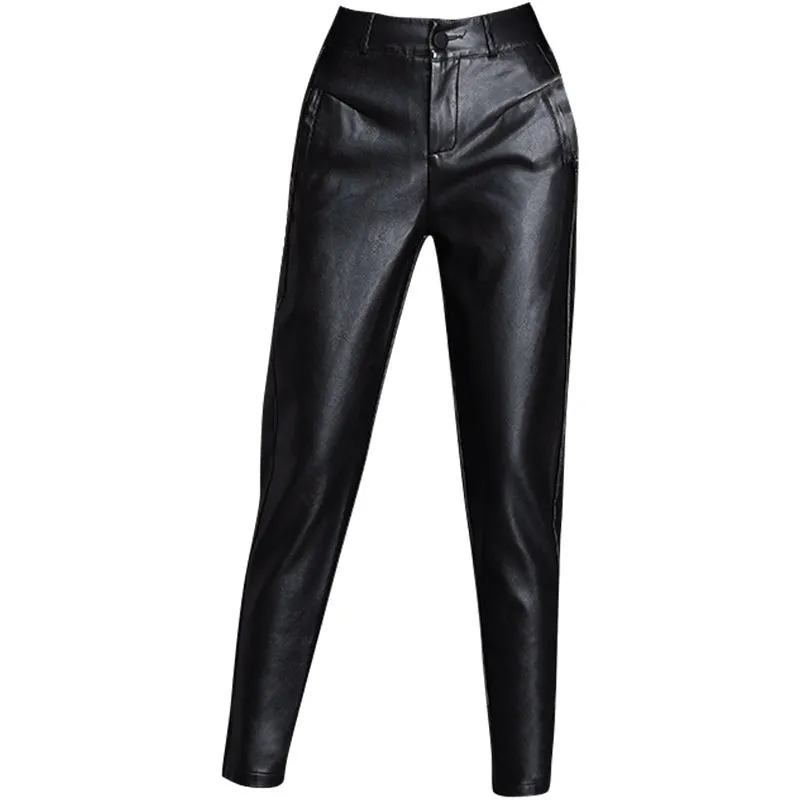 Leather Leggings for Women | High-Waisted & Black